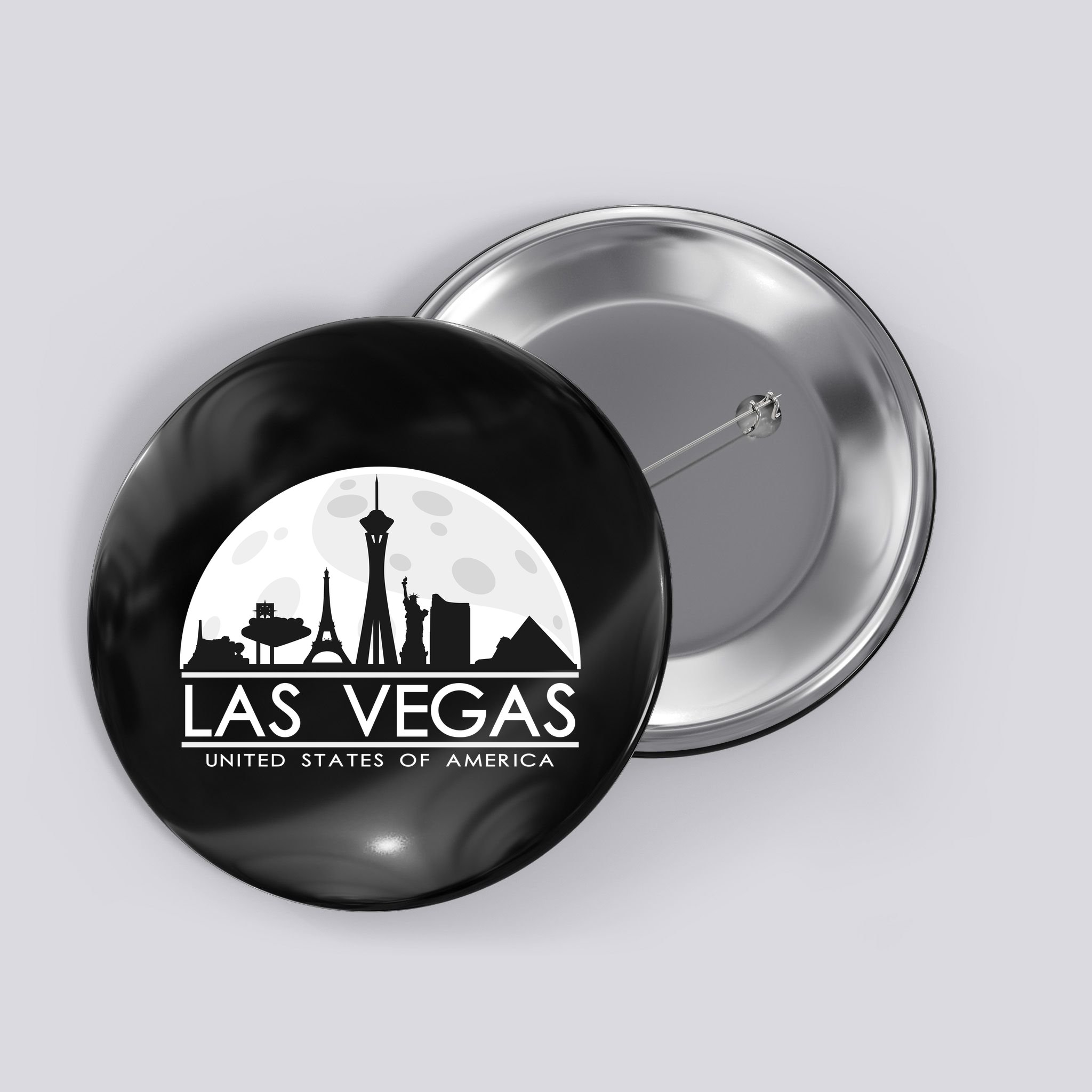 Las Vegas Skyline Button