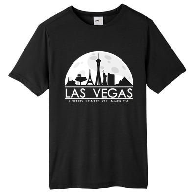 Las Vegas Skyline Tall Fusion ChromaSoft Performance T-Shirt