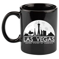 Las Vegas Skyline 11oz C Handle Ceramic Mug