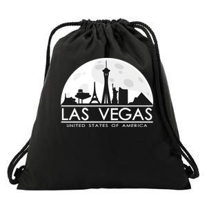 Las Vegas Skyline Drawstring Bag