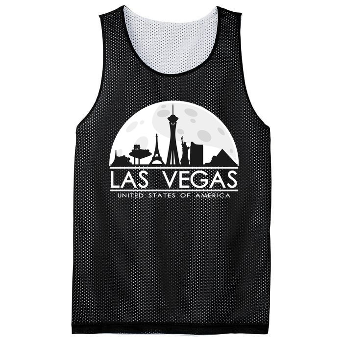 Las Vegas Skyline Mesh Reversible Basketball Jersey Tank