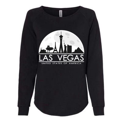 Las Vegas Skyline Womens California Wash Sweatshirt