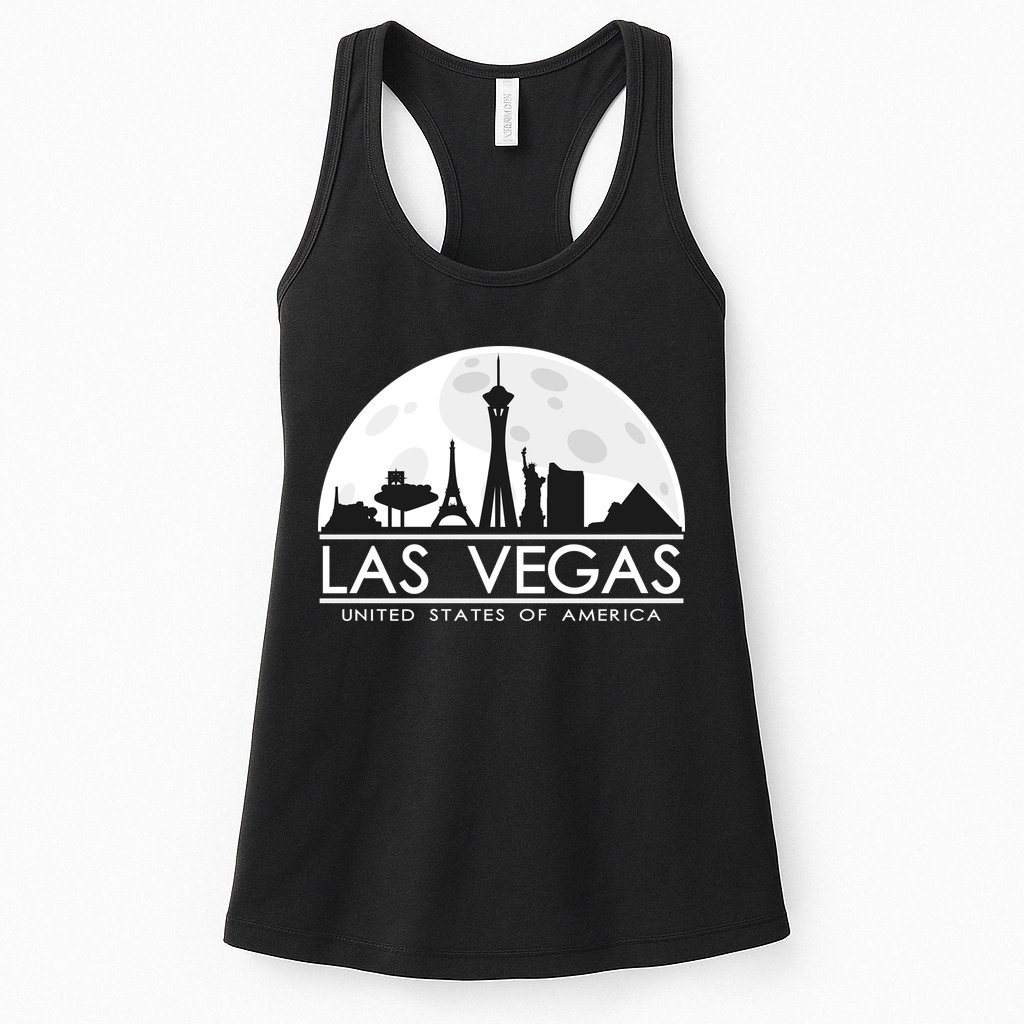 Las Vegas Skyline Womens Tank Top
