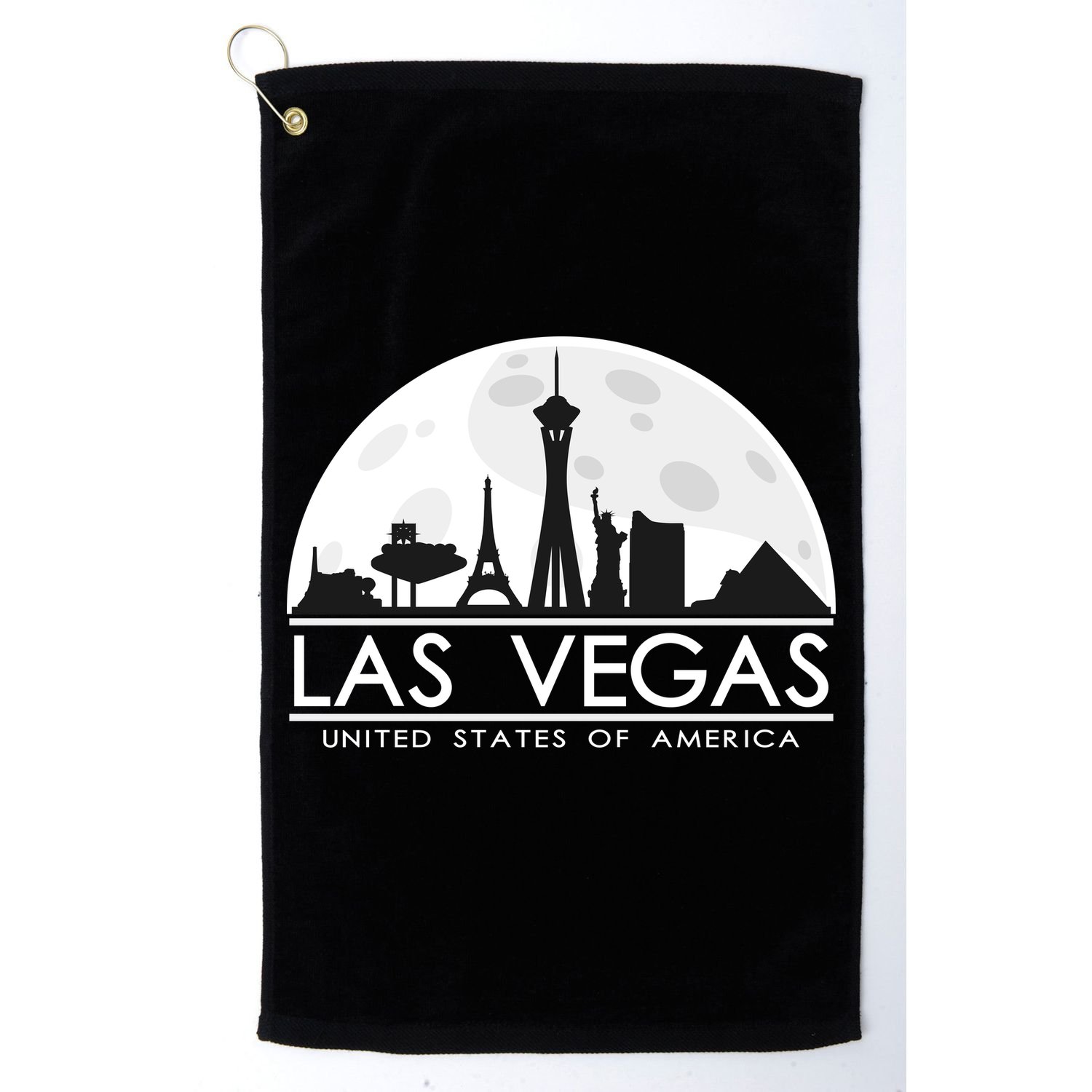 Las Vegas Skyline Golf Towel