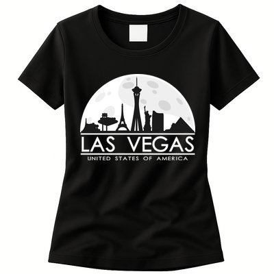 Las Vegas Skyline Womens T-Shirt