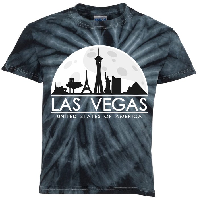 Las Vegas Skyline Kids Tie-Dye T-Shirt