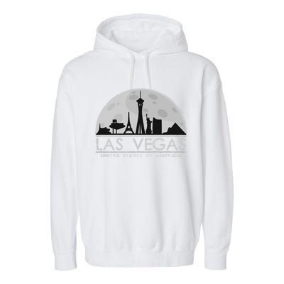 Las Vegas Skyline Garment-Dyed Fleece Hoodie