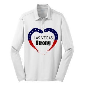 Las Vegas Strong Silk Touch Performance Long Sleeve Polo