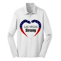 Las Vegas Strong Silk Touch Performance Long Sleeve Polo