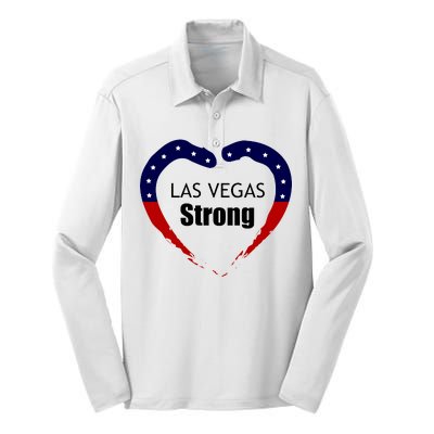 Las Vegas Strong Silk Touch Performance Long Sleeve Polo