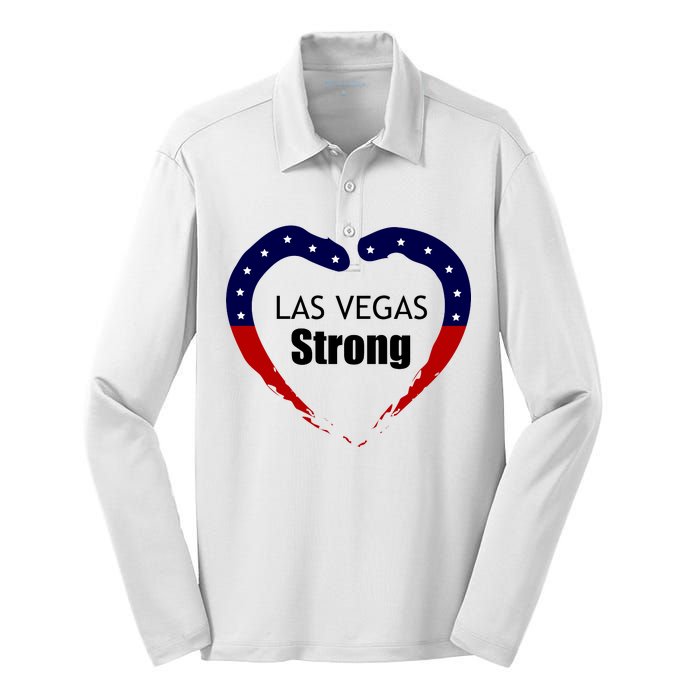 Las Vegas Strong Silk Touch Performance Long Sleeve Polo