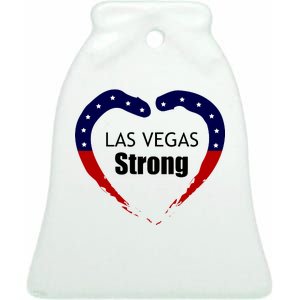 Las Vegas Strong Ceramic Bell Ornament