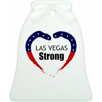 Las Vegas Strong Ceramic Bell Ornament