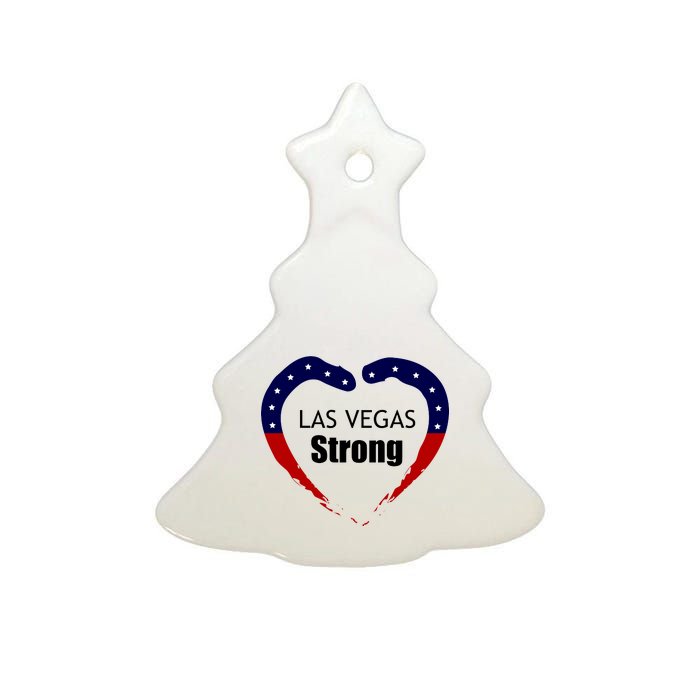 Las Vegas Strong Ceramic Tree Ornament