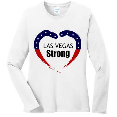 Las Vegas Strong Ladies Long Sleeve Shirt