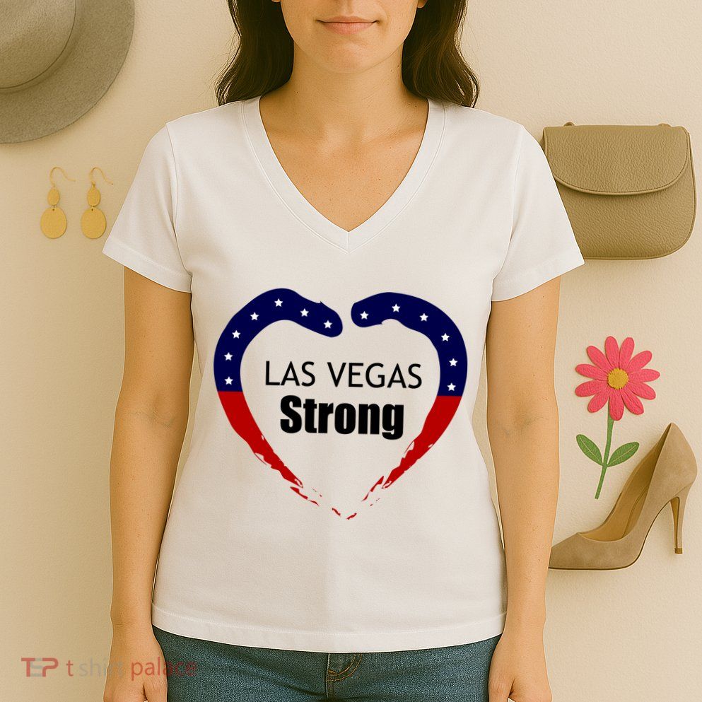 Las Vegas Strong Women's V-Neck T-Shirt