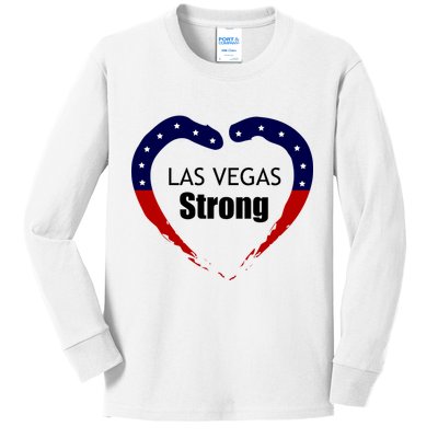 Las Vegas Strong Kids Long Sleeve Shirt