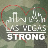 Las Vegas Strong Heart Skyline Legacy Tie Dye Trucker Hat