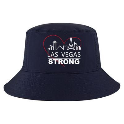 Las Vegas Strong Heart Skyline Cool Comfort Performance Bucket Hat