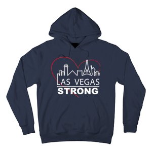 Las Vegas Strong Heart Skyline Hoodie