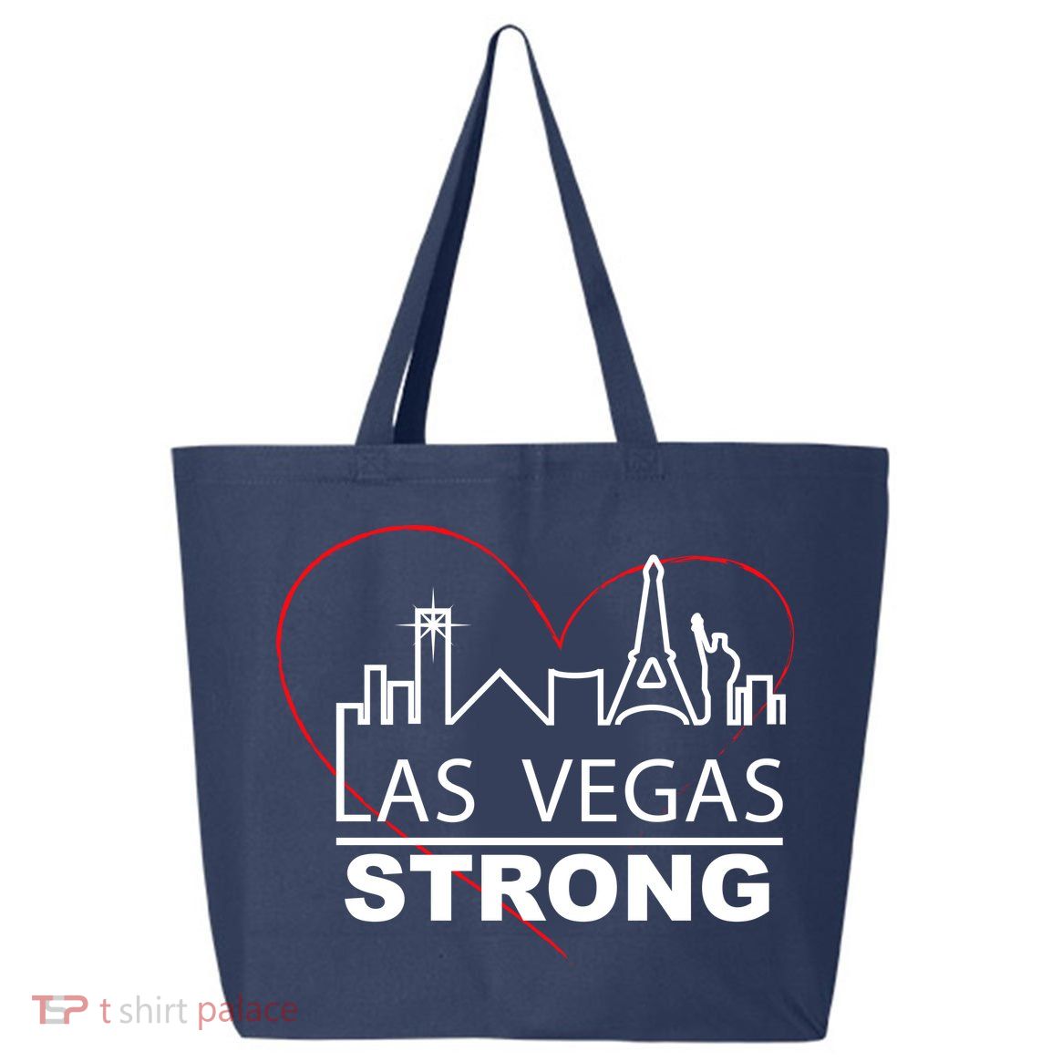 Las Vegas Strong Heart Skyline 25L Jumbo Tote