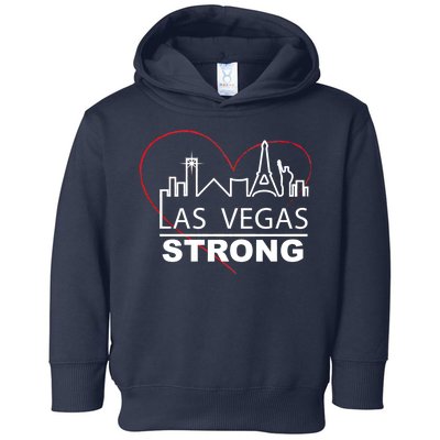 Las Vegas Strong Heart Skyline Toddler Hoodie