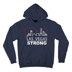 Las Vegas Strong Heart Skyline Tall Hoodie