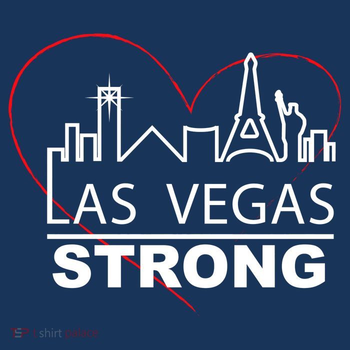 Las Vegas Strong Heart Skyline Toddler T-Shirt