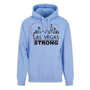 Las Vegas Strong Heart Skyline Unisex Surf Hoodie