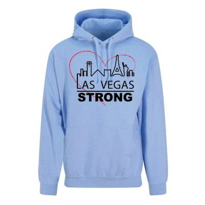 Las Vegas Strong Heart Skyline Unisex Surf Hoodie