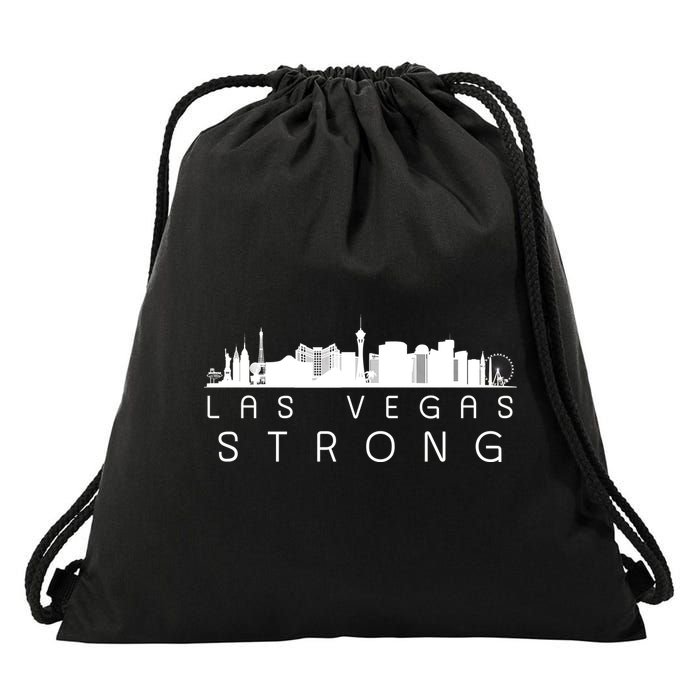 Las Vegas Strong Vegas Skyline Drawstring Bag