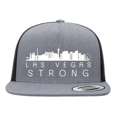 Las Vegas Strong Vegas Skyline Flat Bill Trucker Hat