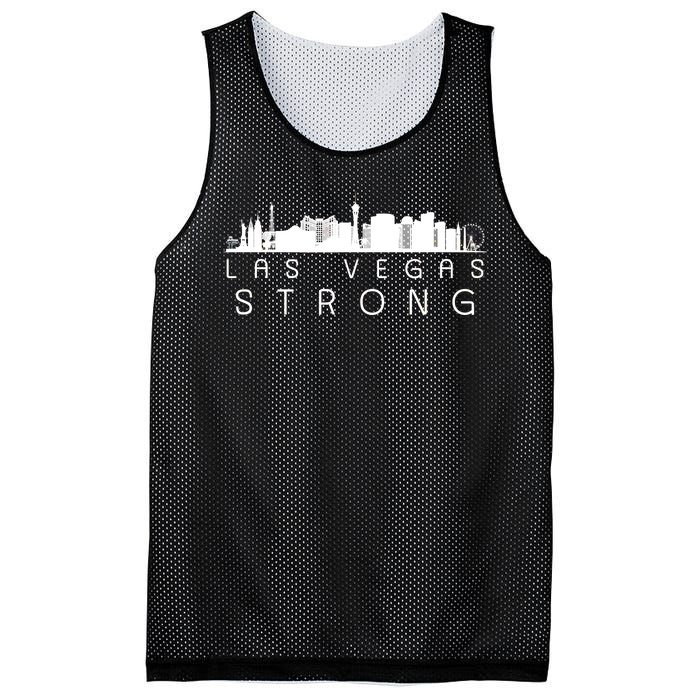 Las Vegas Strong Vegas Skyline Mesh Reversible Basketball Jersey Tank