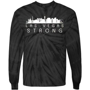 Las Vegas Strong Vegas Skyline Tie-Dye Long Sleeve Shirt