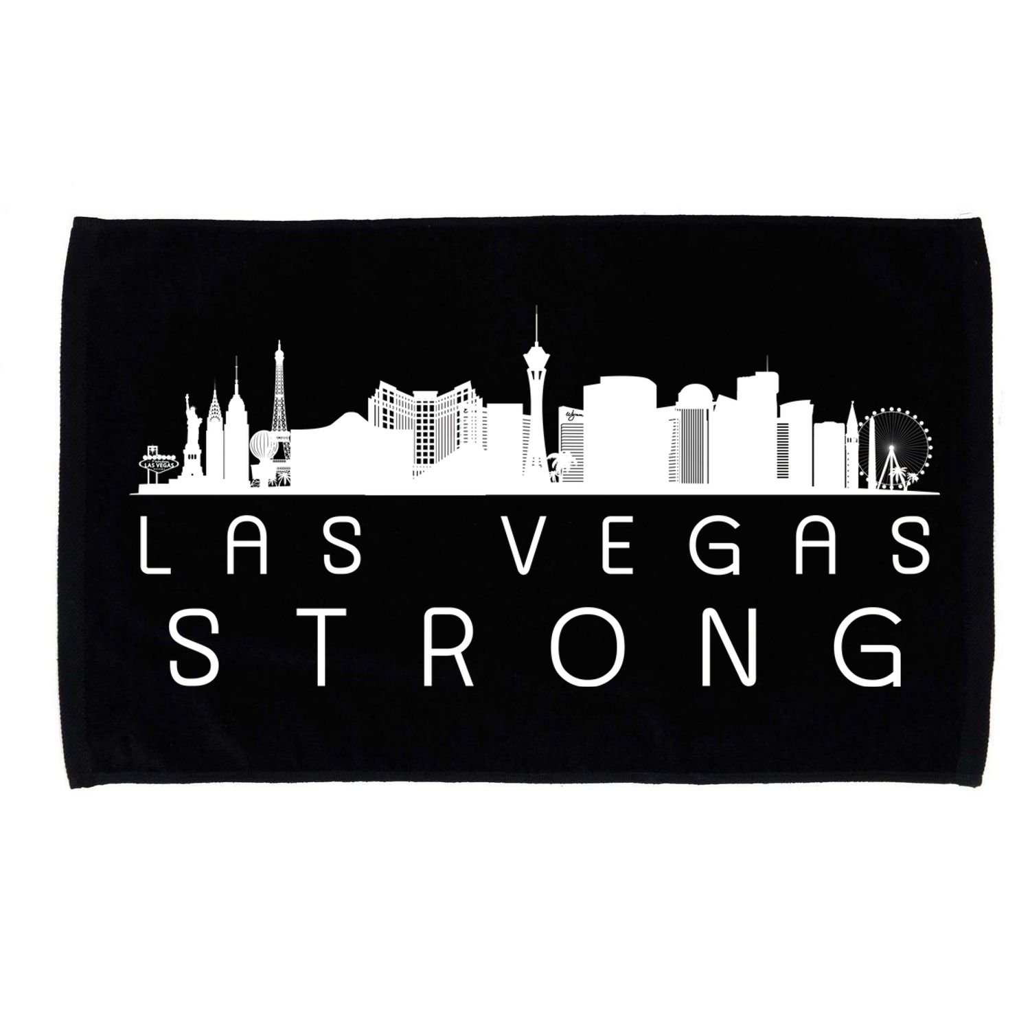 Las Vegas Strong Vegas Skyline Microfiber Hand Towel