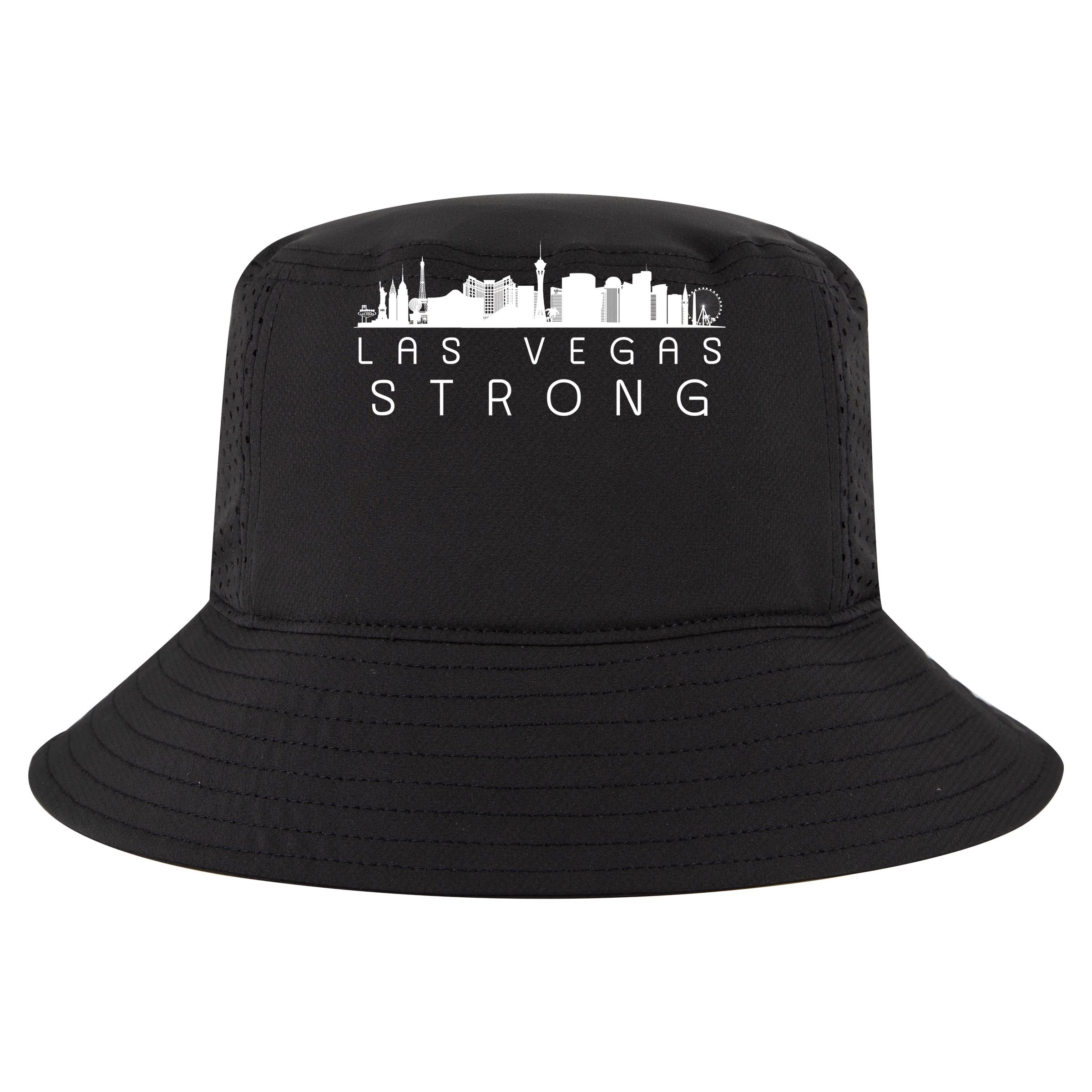 Las Vegas Strong Vegas Skyline Cropped Pullover Crew