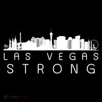 Las Vegas Strong Vegas Skyline Womens T-Shirt