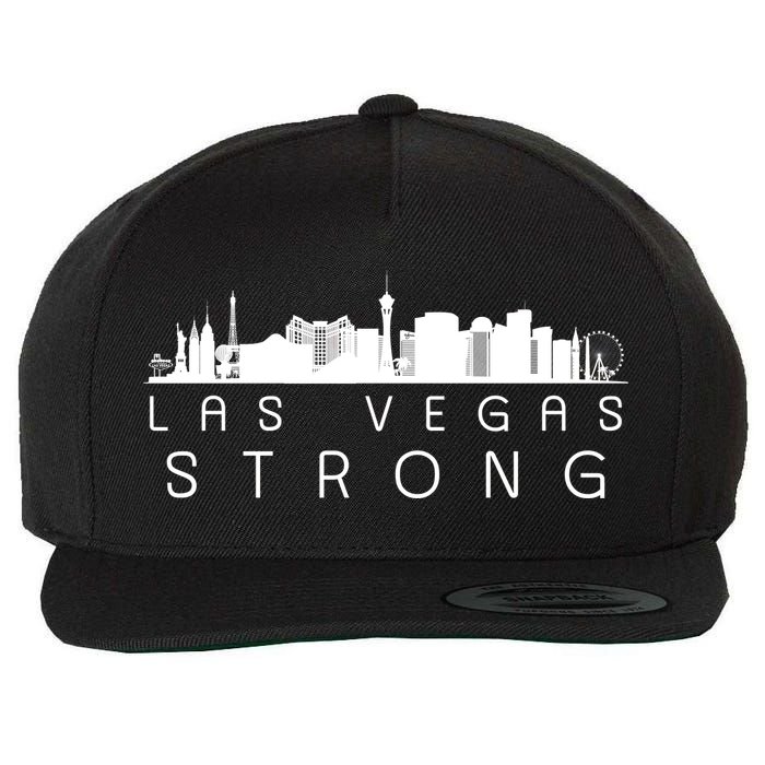 Las Vegas Strong Vegas Skyline Wool Snapback Cap