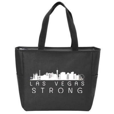 Las Vegas Strong Vegas Skyline Zip Tote Bag