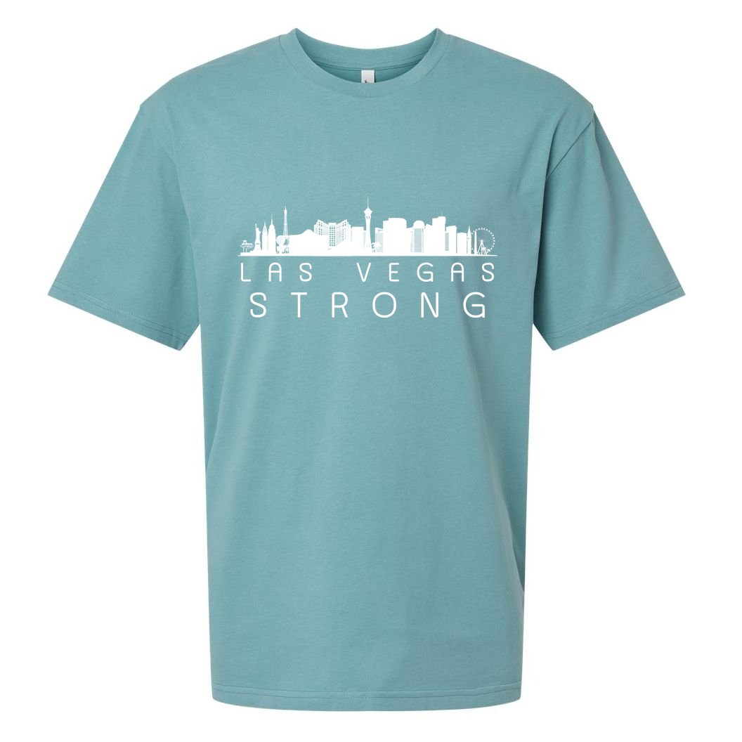 Las Vegas Strong Vegas Skyline Sueded Cloud Jersey T-Shirt
