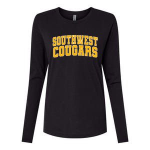 Los Angeles Southwest College Cougars Womens Cotton Relaxed Long Sleeve T-Shirt