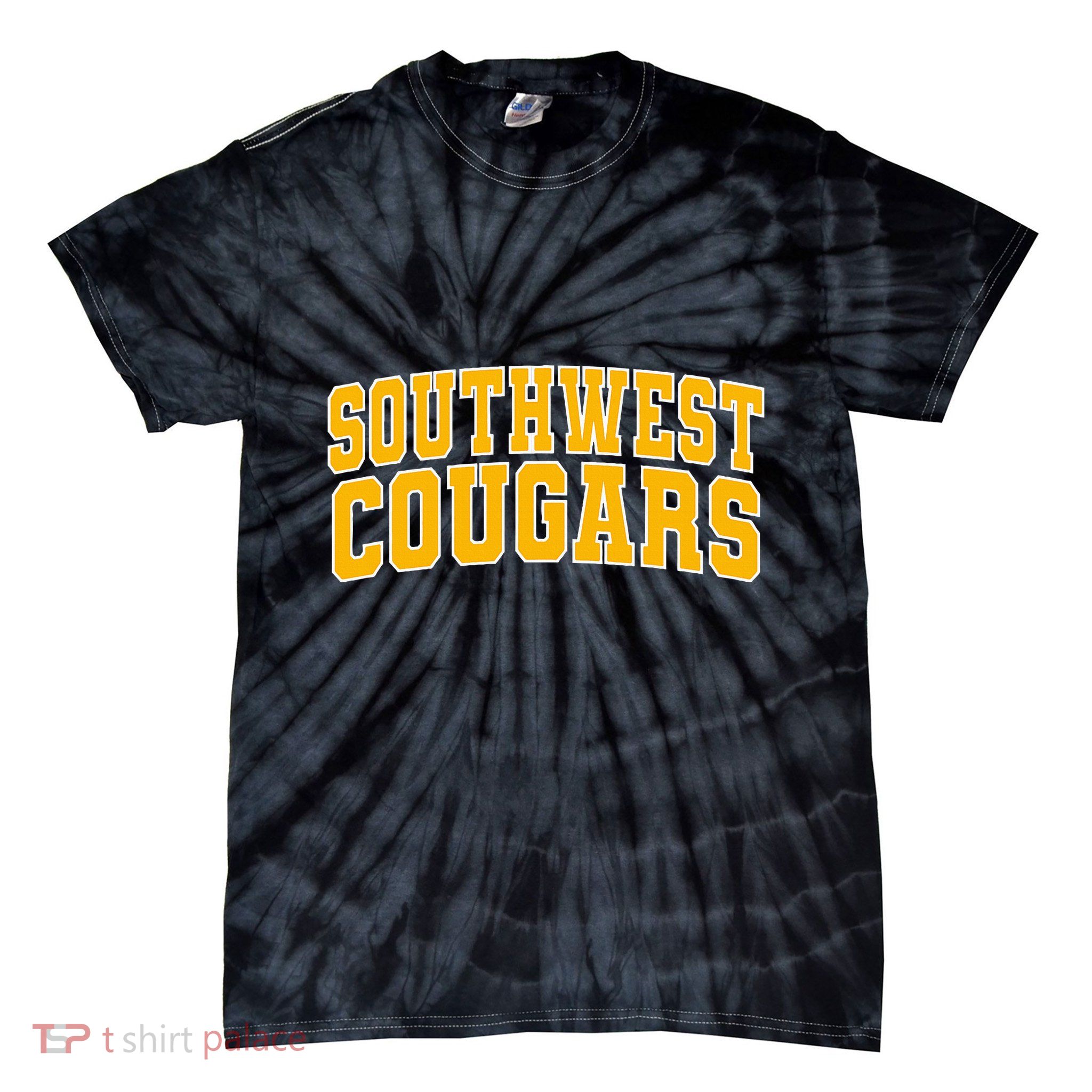 Los Angeles Southwest College Cougars Tie-Dye T-Shirt