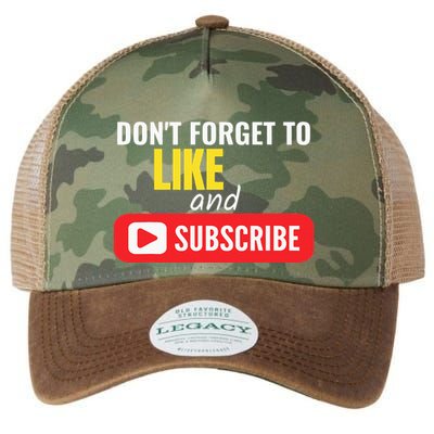 Like And Subscribe Vlogger Podcaster Influencer Legacy Tie Dye Trucker Hat