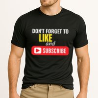 Like And Subscribe Vlogger Podcaster Influencer Performance Shirt