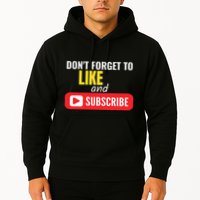 Like And Subscribe Vlogger Podcaster Influencer Hoodie