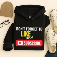 Like And Subscribe Vlogger Podcaster Influencer Hoodie