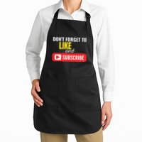 Like And Subscribe Vlogger Podcaster Influencer Apron