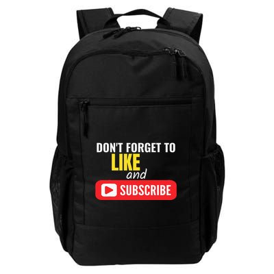 Like And Subscribe Vlogger Podcaster Influencer Backpack