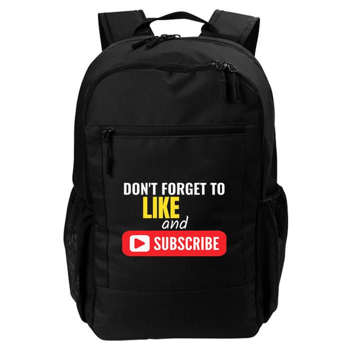Like And Subscribe Vlogger Podcaster Influencer Backpack