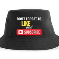 Like And Subscribe Vlogger Podcaster Influencer Sustainable Bucket Hat